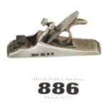 A miniature silver plane 2" x 1/2" with London hallmark for 1954-55 G