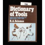 R.A.Salaman; Dictionary of Tools c1700-1970 546pp h/b with dust jacket F