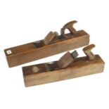 Two MATHIESON bench planes a 22" try and a jack G