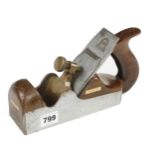A PRESTON No 1372 d/t steel parallel smoother with rosewood infill and handle and orig Preston 2 1/