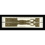 A very rare 6" ivory combination parallel rule and scale rule by M. BERGE London (1800-19) with