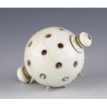 An unusual ivory spike ball 1 1/2" dia. G++