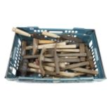 Quantity of old hammers (heavy, not for mailing) G-
