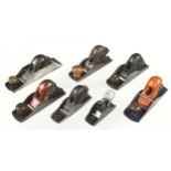 Seven various metal block planes G