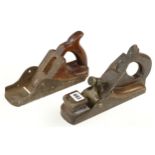 Two handled iron smoothers for restoration G-
