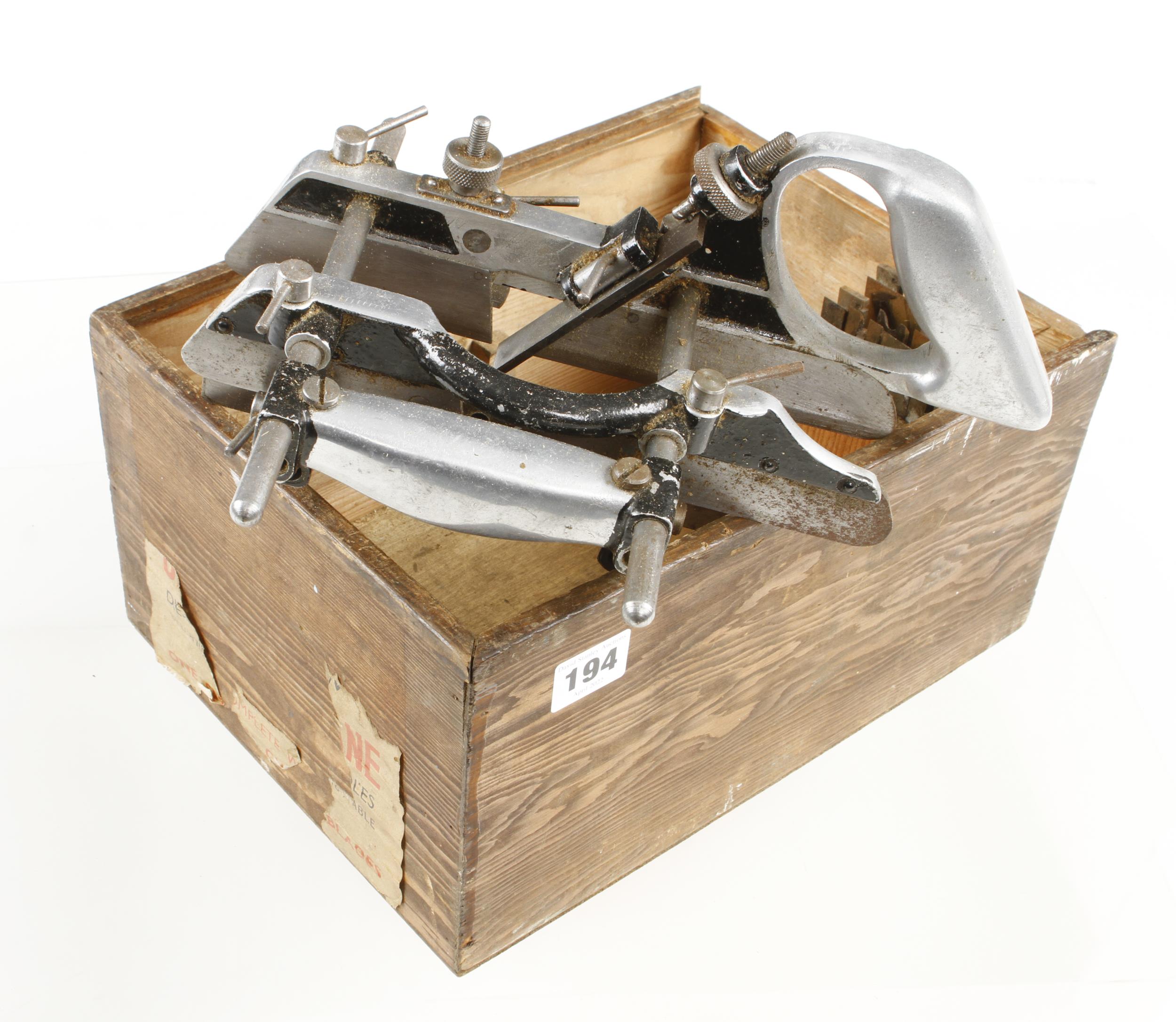 A LEWIN plough with cutters in orig box (lacks lid) G+