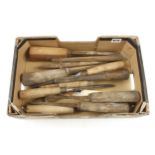 12 mortice chisels for restoration G-