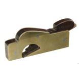 A small brass shoulder plane 4" x 5/8" with rosewood infill and wedge G++