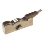 A 1 1/2" steel soled gunmetal shoulder plane by SLATER London with rosewood infill and replacement