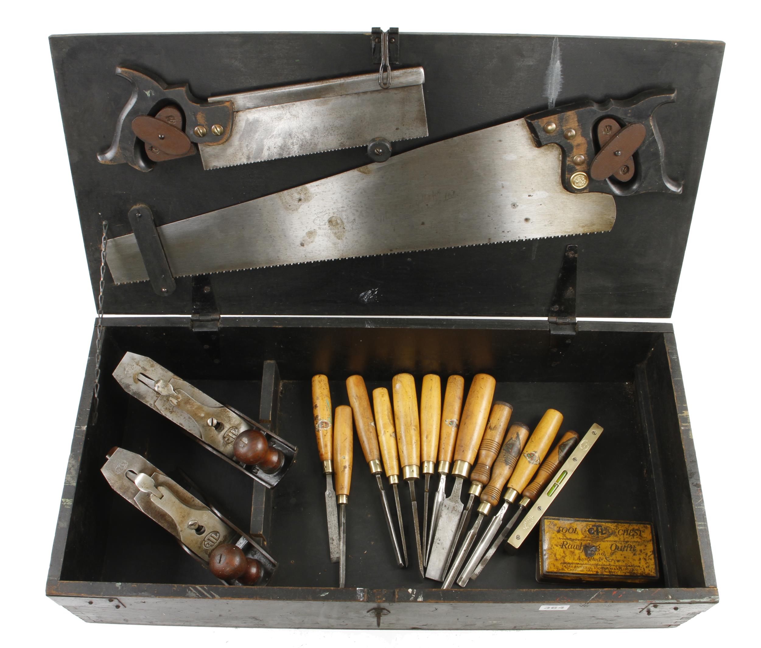 A GTL tool box with 20 mostly original tools G+ - Image 3 of 3