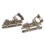 Two STANLEY No 45 combination planes, lack cutters G