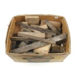 A box of exotic wood offcuts G
