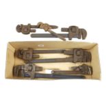 Six stilson type wrenches G