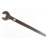 A heavy 2 3/4" railway spanner 30" o/a marked 2" BSF and 1 3/4 BSW G+