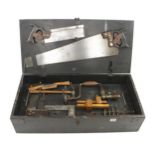 A GTL tool box with 20 mostly original tools G+