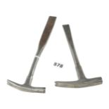 Two steel hammers G