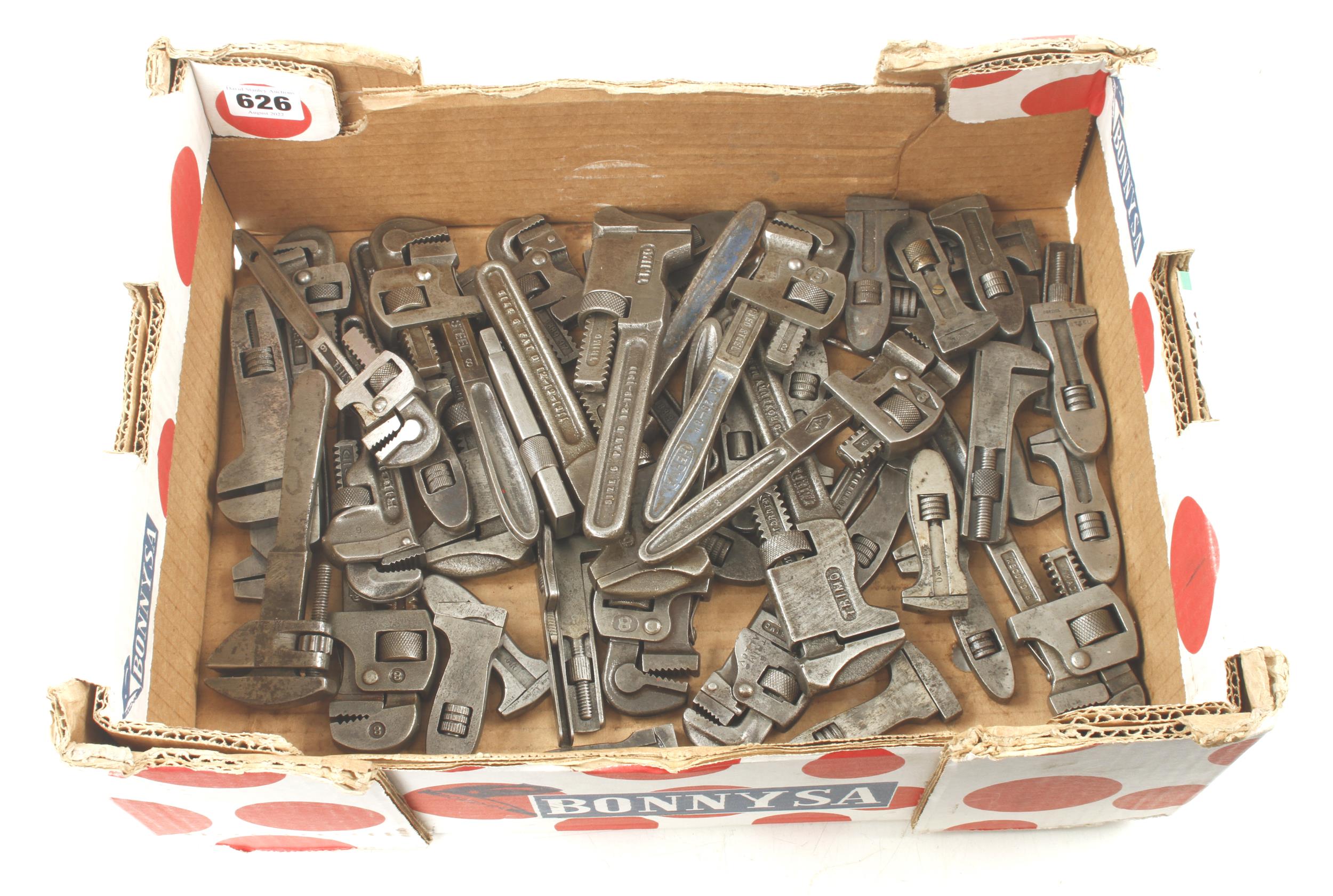 40 small adjustable wrenches etc G+ - Image 2 of 2
