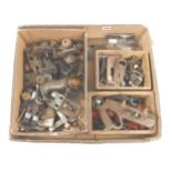 Quantity of metal planes spares and irons G-