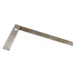 An engineer's steel square by MOORE & WRIGHT with 24" arm G+