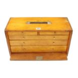 An engineer's 5 drawer tool chest with various tools G