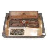 A boxed tap & die by G.T.D Corp with others G