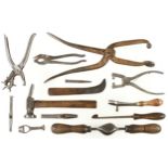 13 leather working tools G