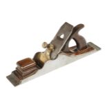 A little used 15 1/2" d/t steel panel plane by STEWART SPIERS Regd with rosewood infill and
