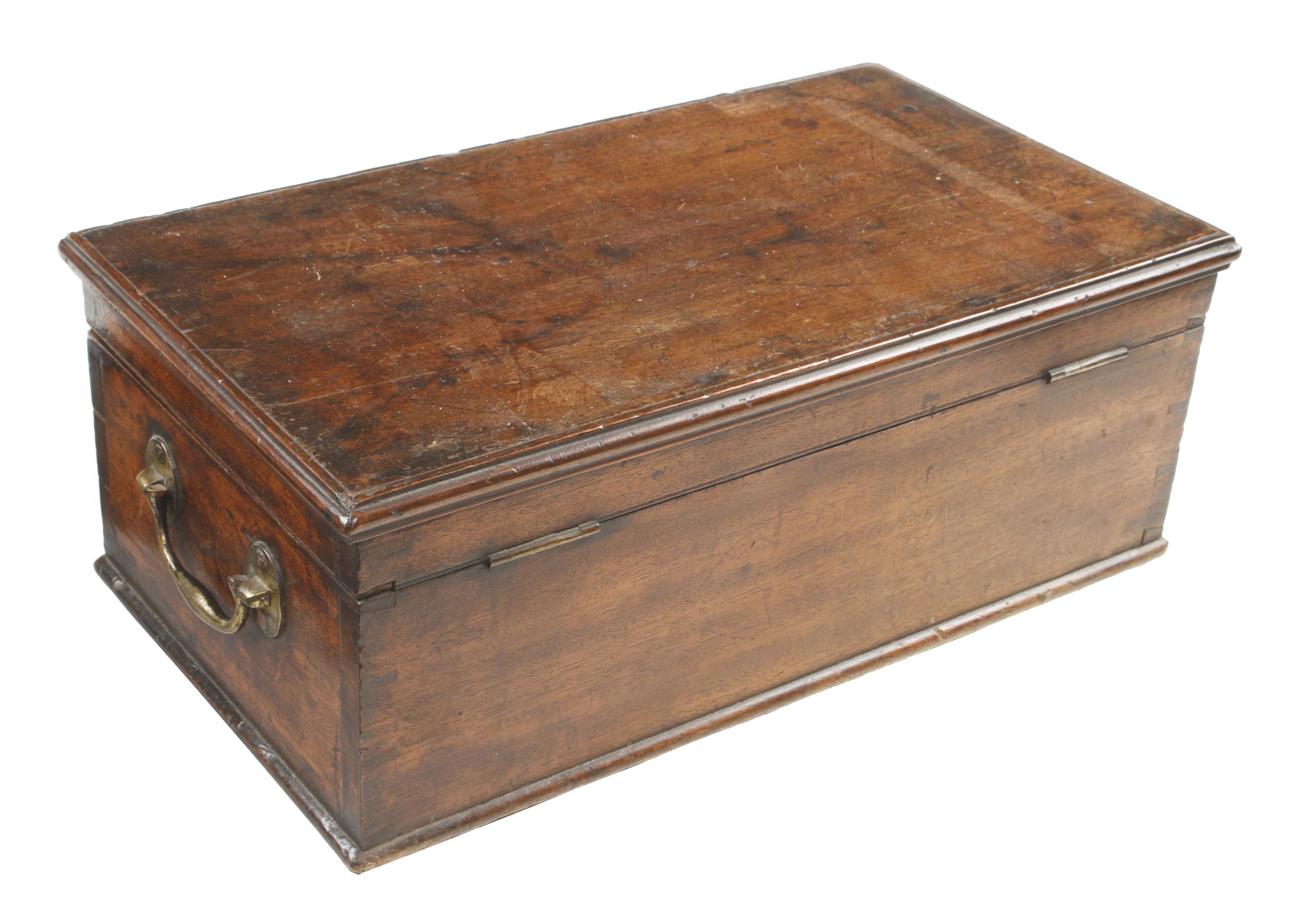 A very rare and fine quality lockable mahogany tool box by HOLTZAPFFEL & DEYERLEIN 14" x 8" x 6"h - Image 3 of 5