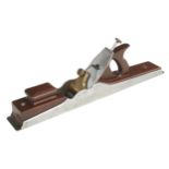 A 22 1/2" late model NORRIS A1 jointer with stained beech infill 70% orig Norris iron remains, in