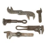 Five unusual wrenches G