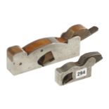 A 1 1/2" steel shoulder plane and a 1" bullnose plane (lacks rear screw) G