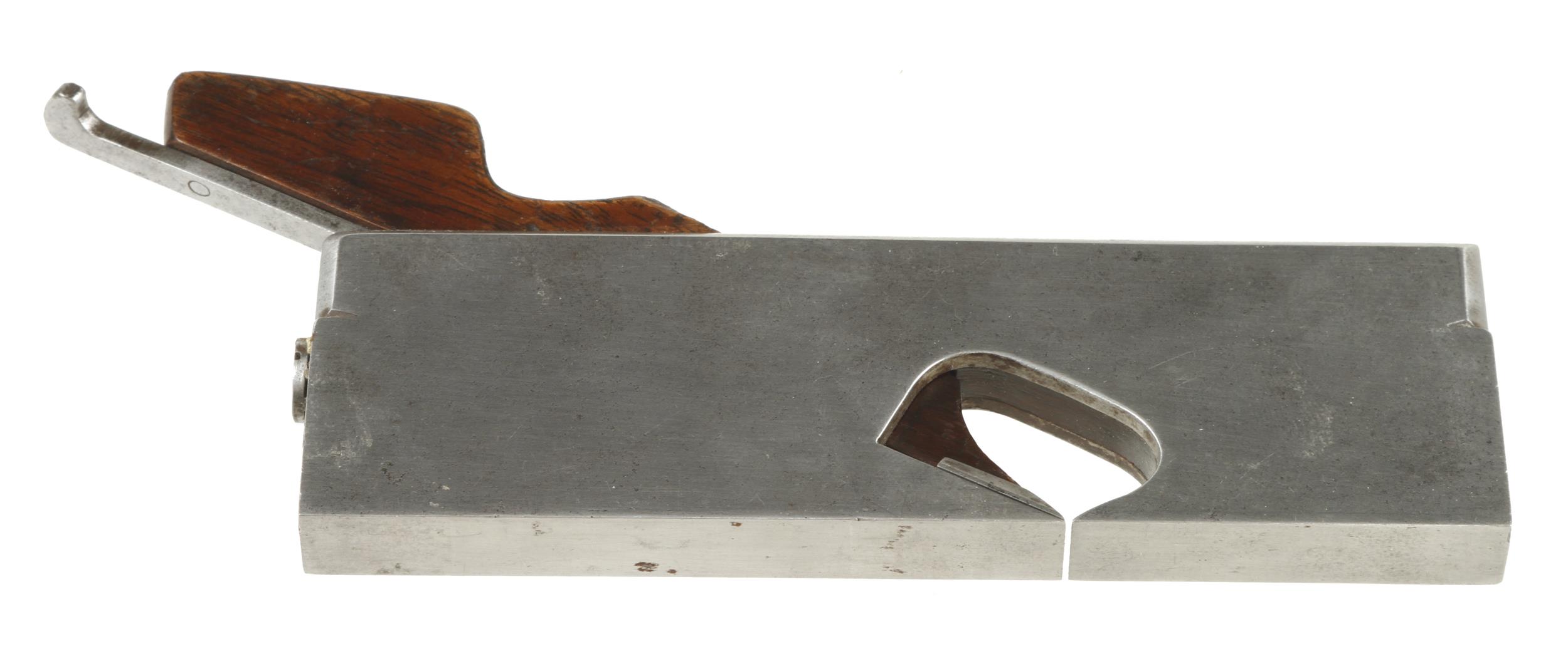 A 6" d/t steel NORRIS No 8 rebate plane with rosewood infill and wedge 60% orig snecked iron, - Image 3 of 5