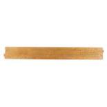Thomlinson's Equivalent Paper Slide Rule, 26" double slide boxwood scale rule by J.THOMLINSON,