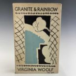 VIRGINIA WOOLF. 'Granite & Rainbow,' First edition, original cloth, unclipped dj, The Hogarth Press,