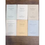 LATIN PRESS. 'Crescendo' poetry series, Nos 1,2,3,4,6,7, Guido Morris, The Latin Press St Ives,