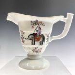 A Chinese famille rose porcelain jug, 19th century, made for the Middle-Eastern market, the body