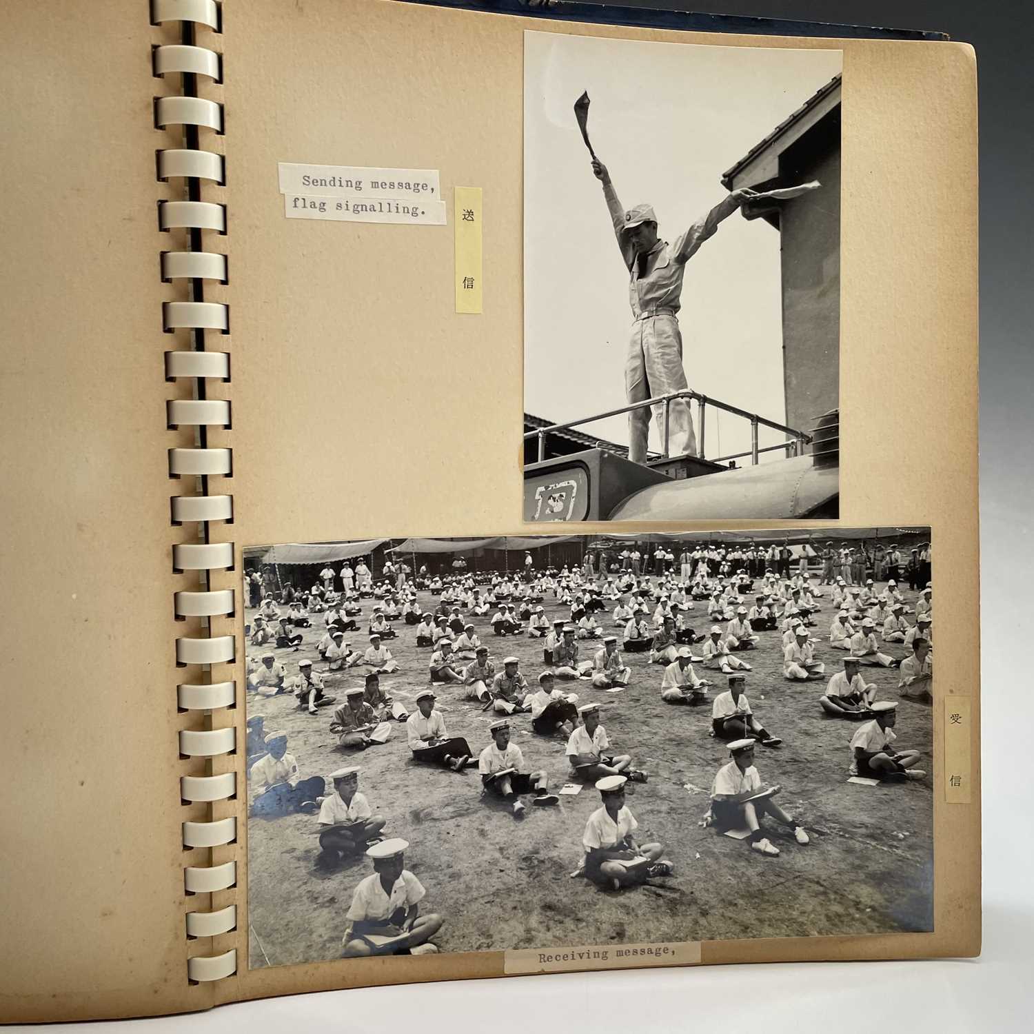 A Japanese photo album depicting the 'Junior Sea Friends Federation of Japan', forty-one black and - Image 9 of 11