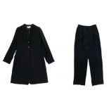 Mani, a ladies black trouser suit, size 8.Condition report: Excellent condition, very clean and no