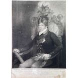 Edmund Scott 'His Royal Highness George Augustus Frederick Prince Regent....' Mezzotint, published