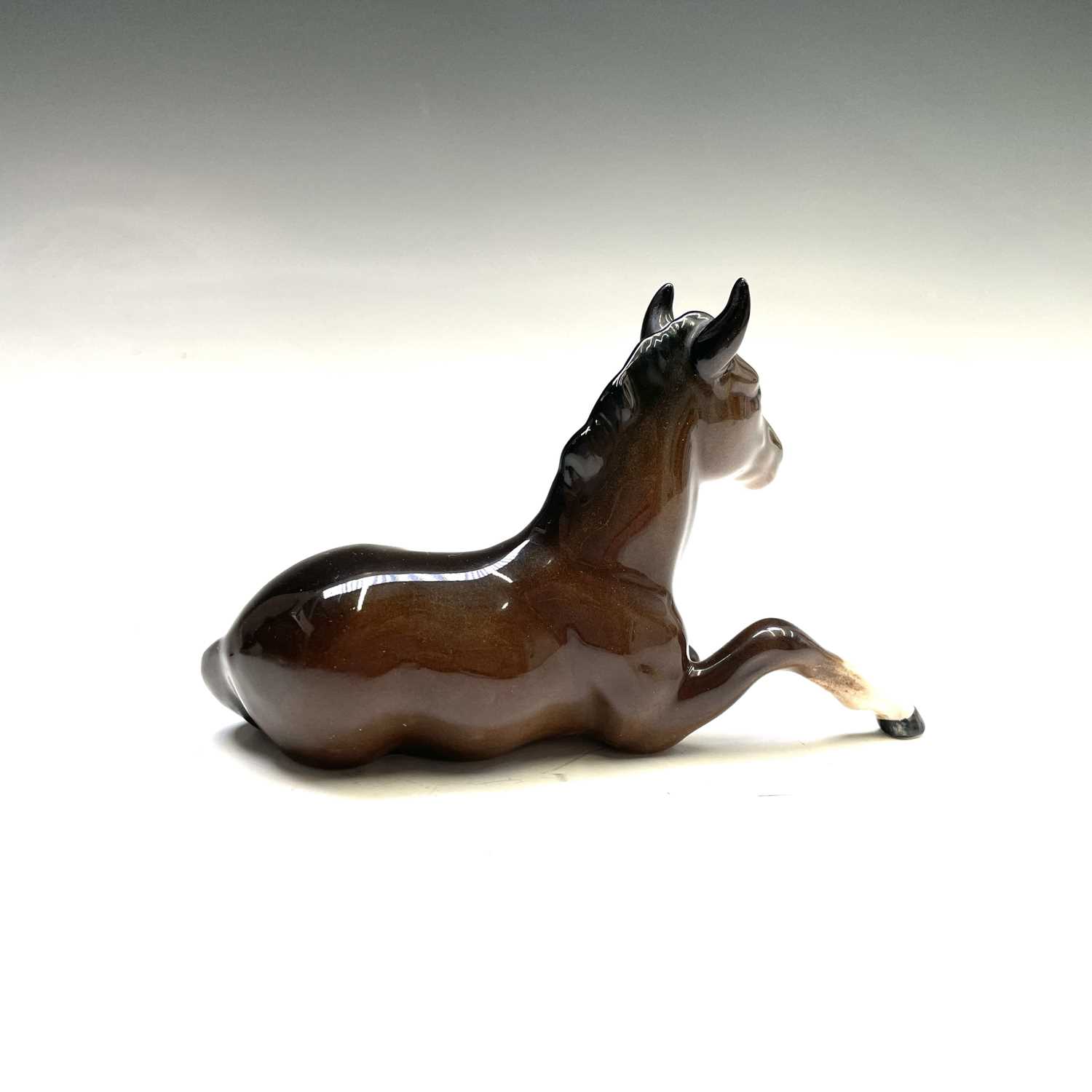 A Beswick pottery cantering shire horse, together with a shire horse with a yellow braid, and a - Image 14 of 15