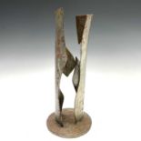 June Barrington-WardStanding Cylinder FormSteel sculptureH:33cmProvenance: From the Estates of