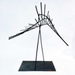 June Barrington-WardLarge Bird 1970Steel sculptureHeight 95cm, max width 98cm.Provenance: From the