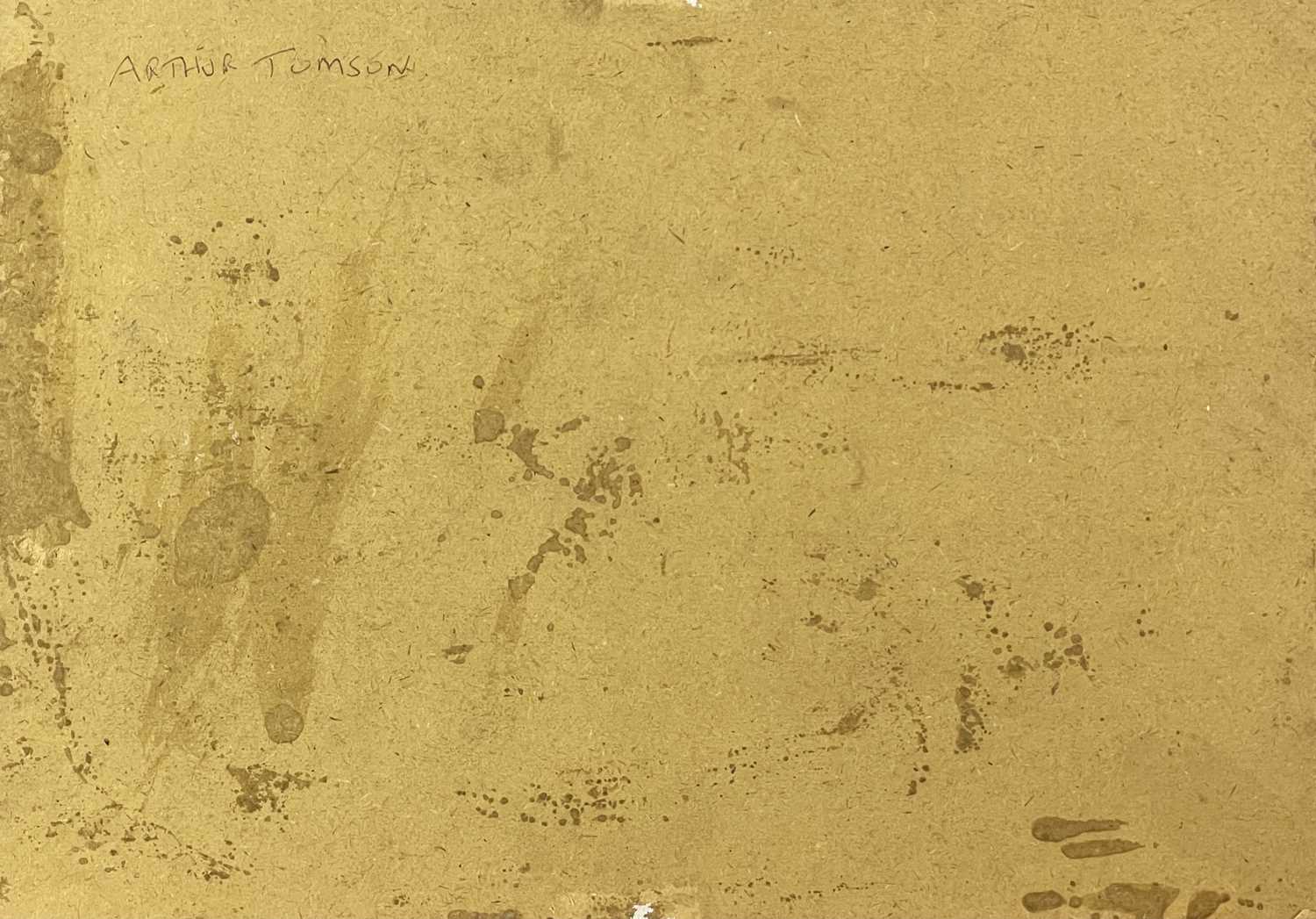 Arthur TOMSON (1858-1905)Horses in a Moonlit Landscape Oil on board Signed 25 x 35cm - Image 2 of 2