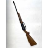 A Power Line .22 underlever pump-up air rifle, with wood effect stock, length 96cm. Purchasers