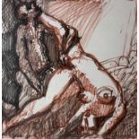 Bruer TIDMAN (1939) Untitled Drawing Signed and dated 07 27x27cm The Estate of Richard Draycott