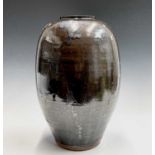 William MARSHALL (1923-2007) A massive stoneware vase from his own kilns at Lelant, of ovoid shape