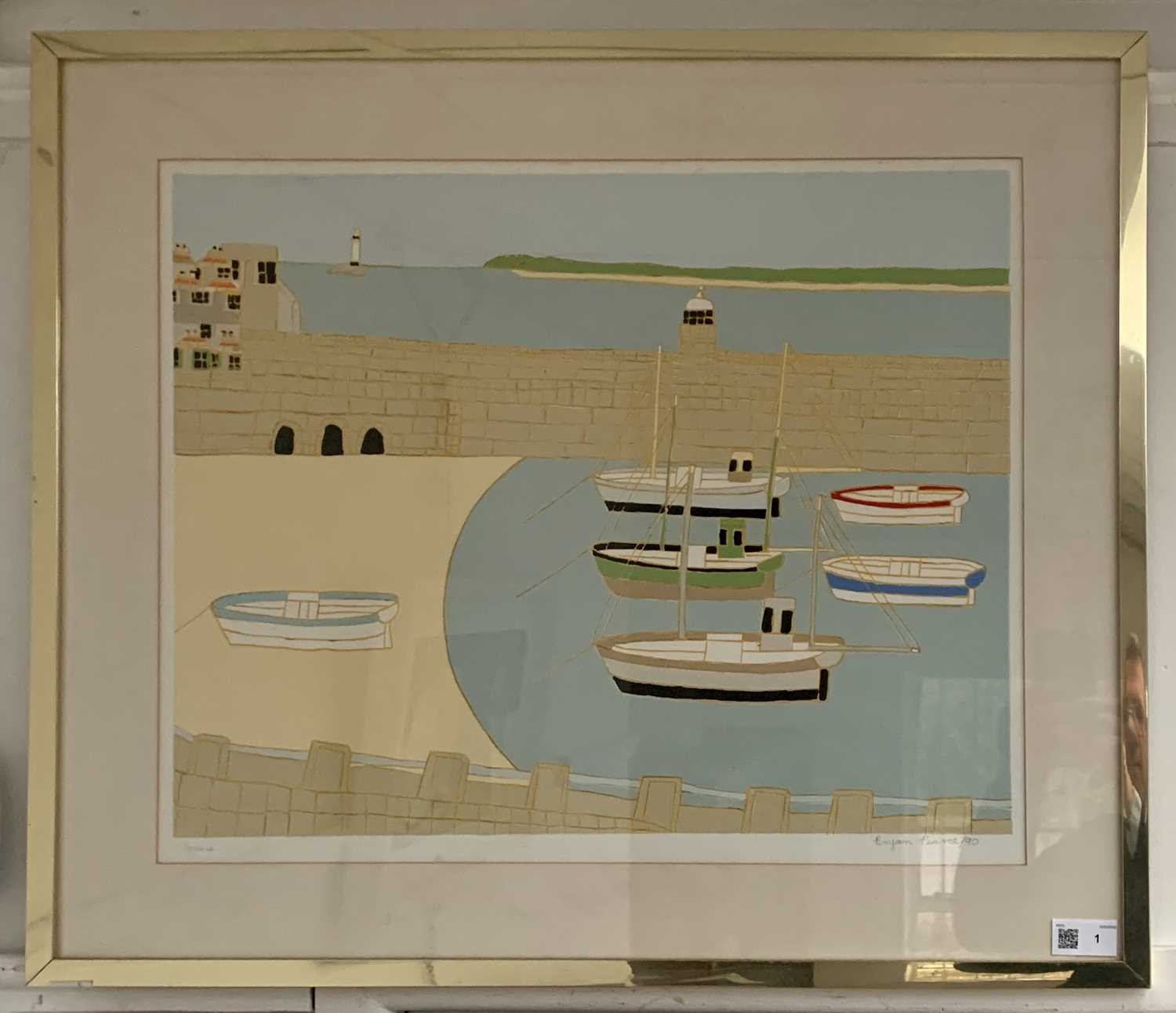 Bryan PEARCE (1929-2006) St Ives Screenprint Signed and dated '90 42x52cm sight size Provenance:- - Image 3 of 6