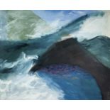 Jeremy LE GRICE (1936-2012) Wave off Trefusis Point Oil on canvas 51 x 61cm Purchased directly