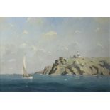 Hugh E. RIDGE (1899-1976) Passing the Headland Oil on canvas Signed 35x50cm