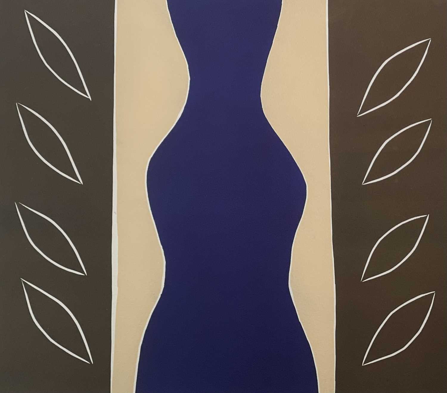Breon O'CASEY (1928-2011)Blue FigureLinocut Signed, dated '09 and numbered 6/15Image size 40 x 44.